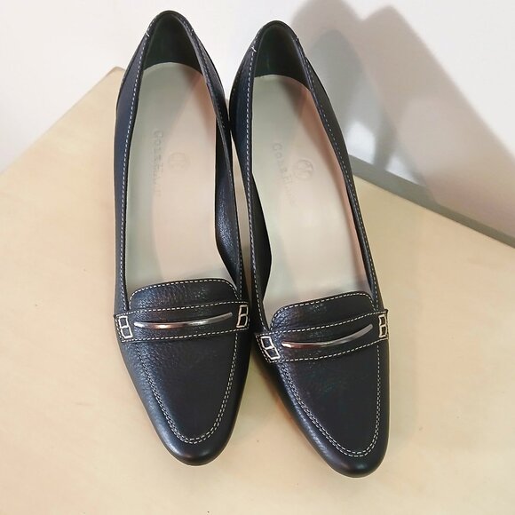 Like new Cole Haan off black pumps - size 5 1/2 - Picture 1 of 8